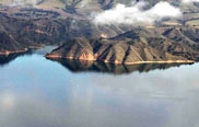 Aerial photo of Lake Cachuma